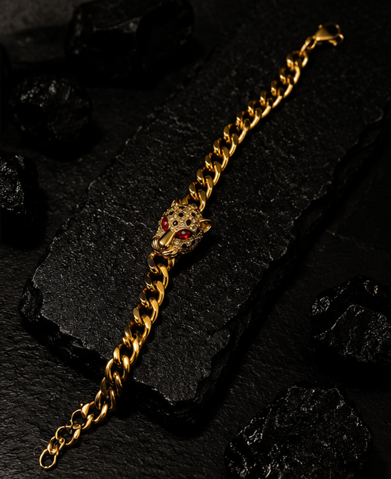 Inferno Panther Chainlet bracelet for men by AYAMONDS