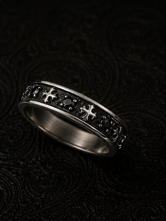 Nocturne Cross Ring