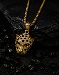 Obsidian Panther Pendant