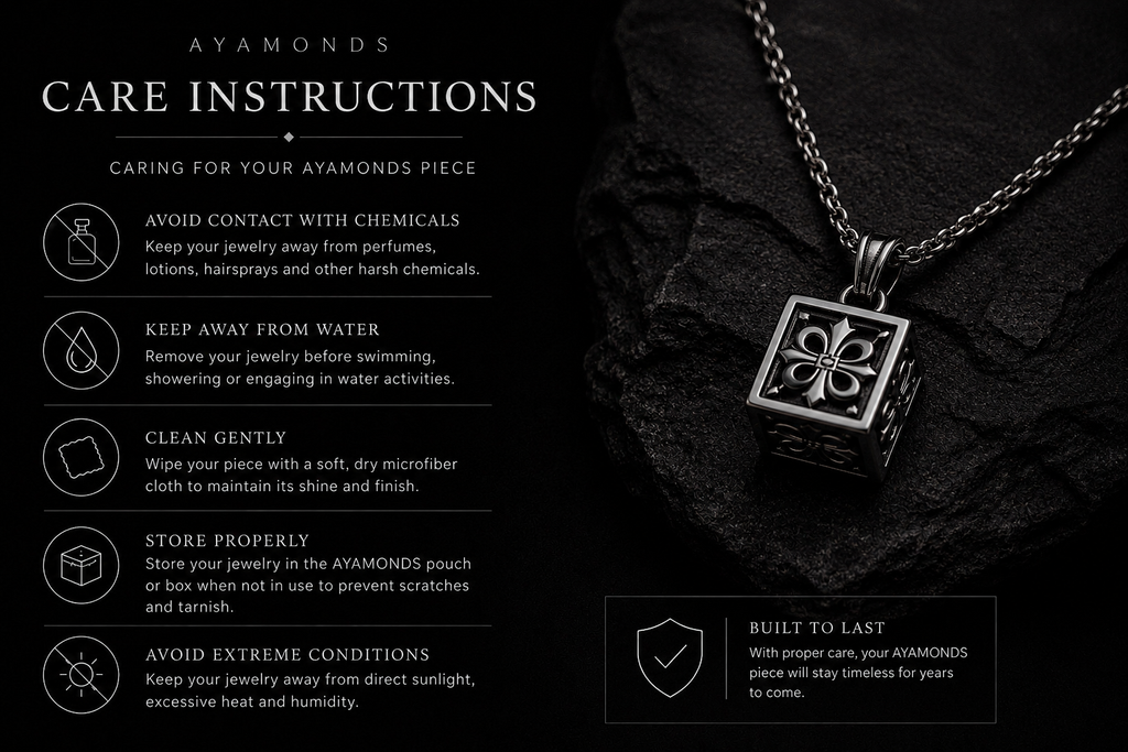 Obsidian Crest Pendant